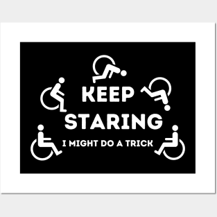 Wheelchair humor Posters and Art